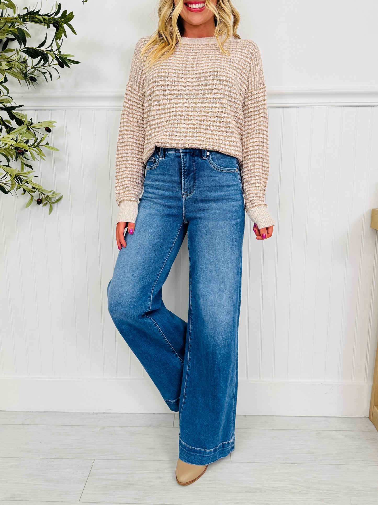 Ready to Roll Retro Wide Leg Jeans in Three Inseams