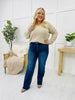 MOCO Exclusive Always on Your Side Tummy Control Wide Leg Slim Fit Jeans