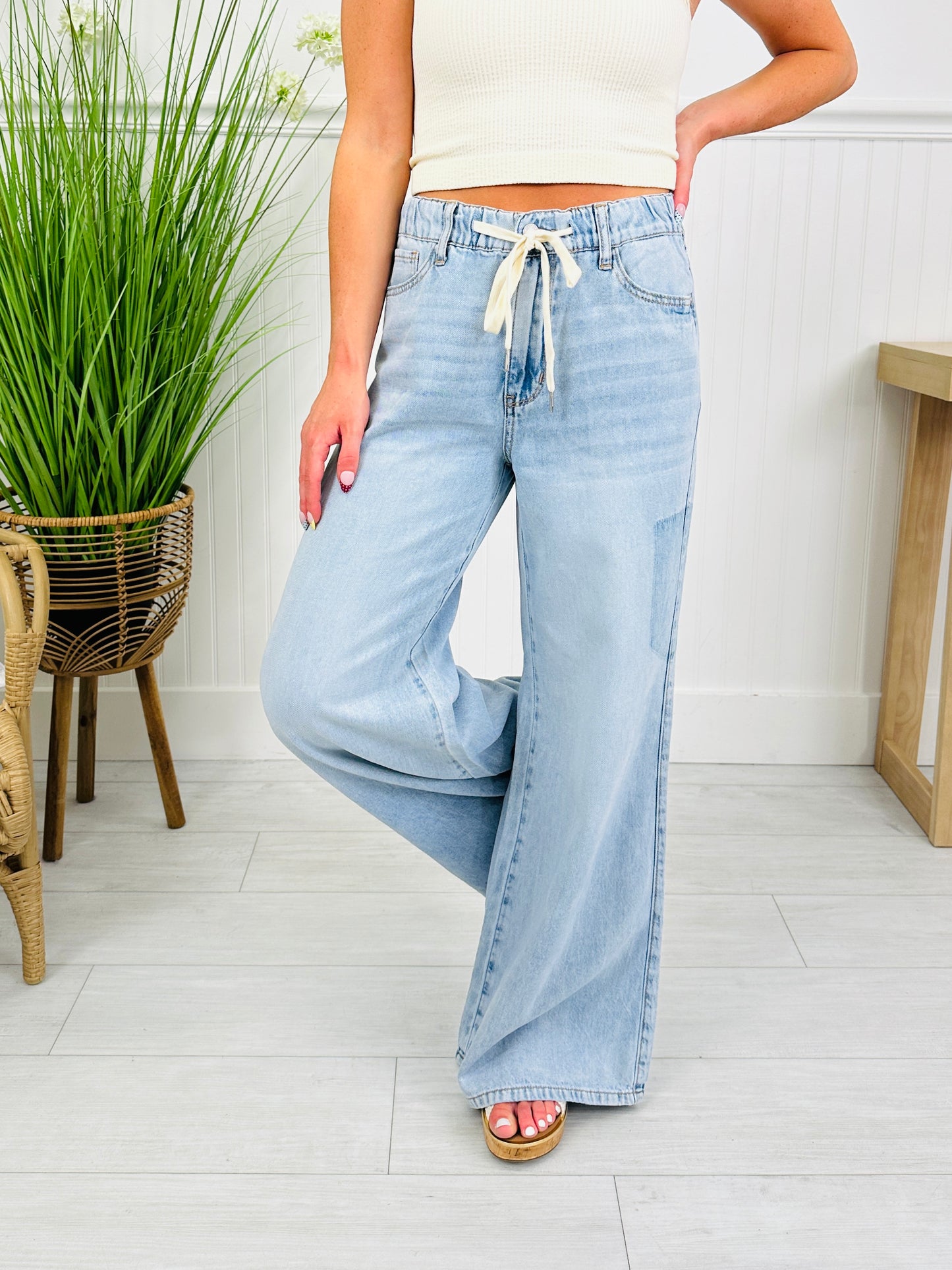 Judy Blue Feeling Fresh Palazzo Jeans