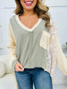 Pure Ease Sweater In Dusky Sage