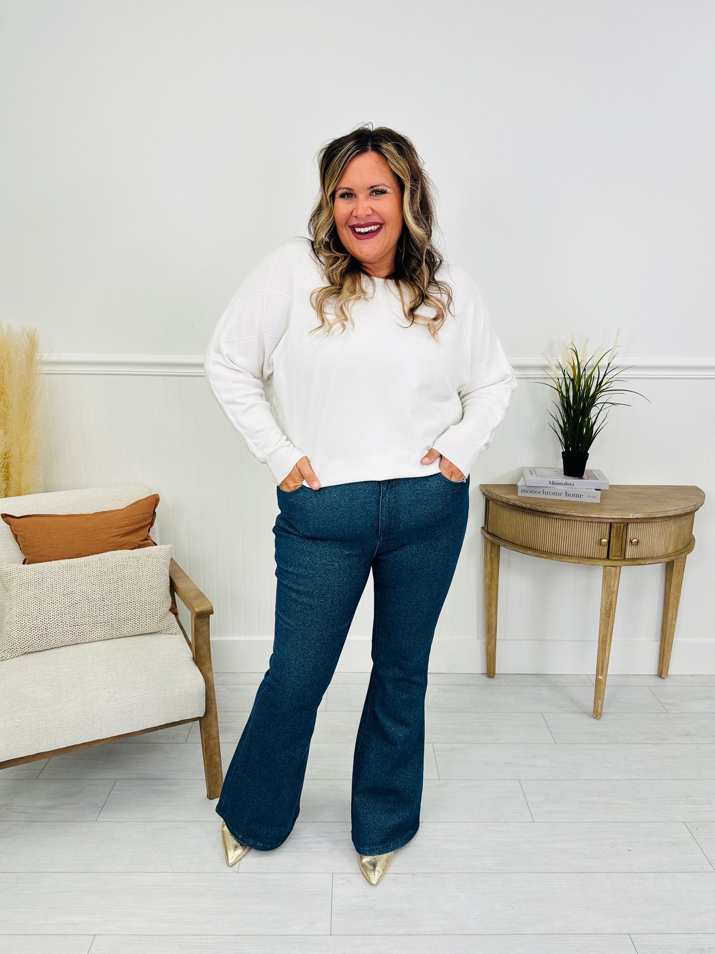 Judy Blue Feeling Glamorous Sparkle Flare Jeans