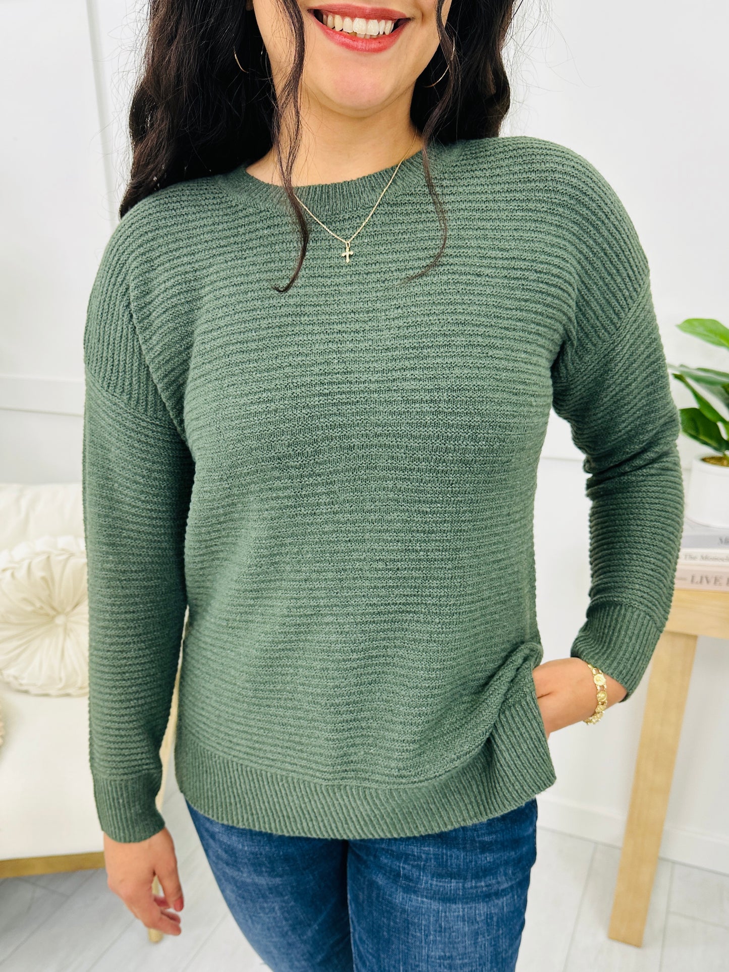 Easy Going Vibe Sweater- Multiple Colors!