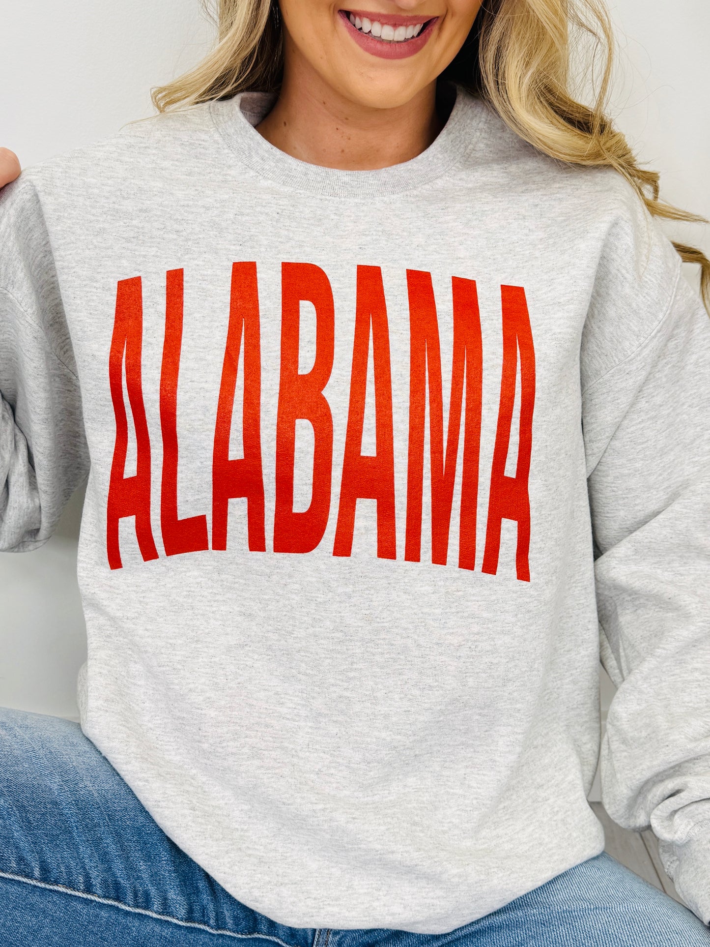 Alabama Reversible AL Graphic Crewneck Sweatshirt