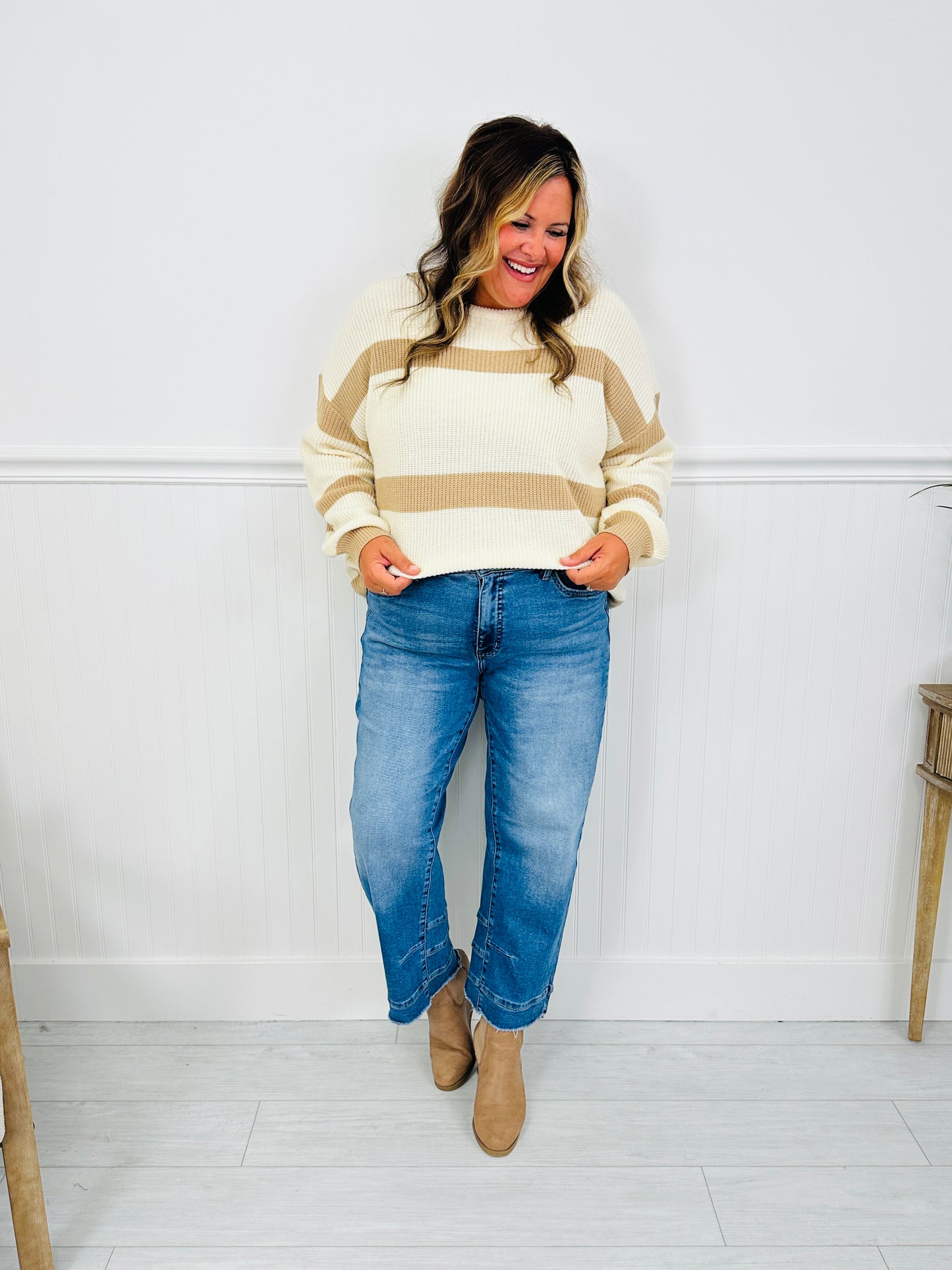Be Basic Barrel Jeans with Tummy Control