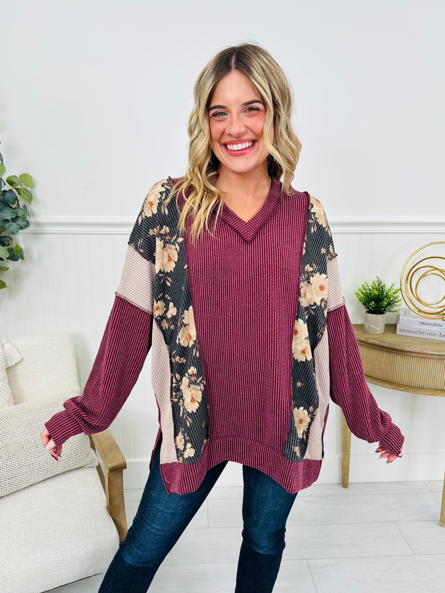 Winter Bloom Top- Multiple Colors!