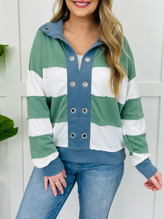 The Rally Stripe Sweatshirt