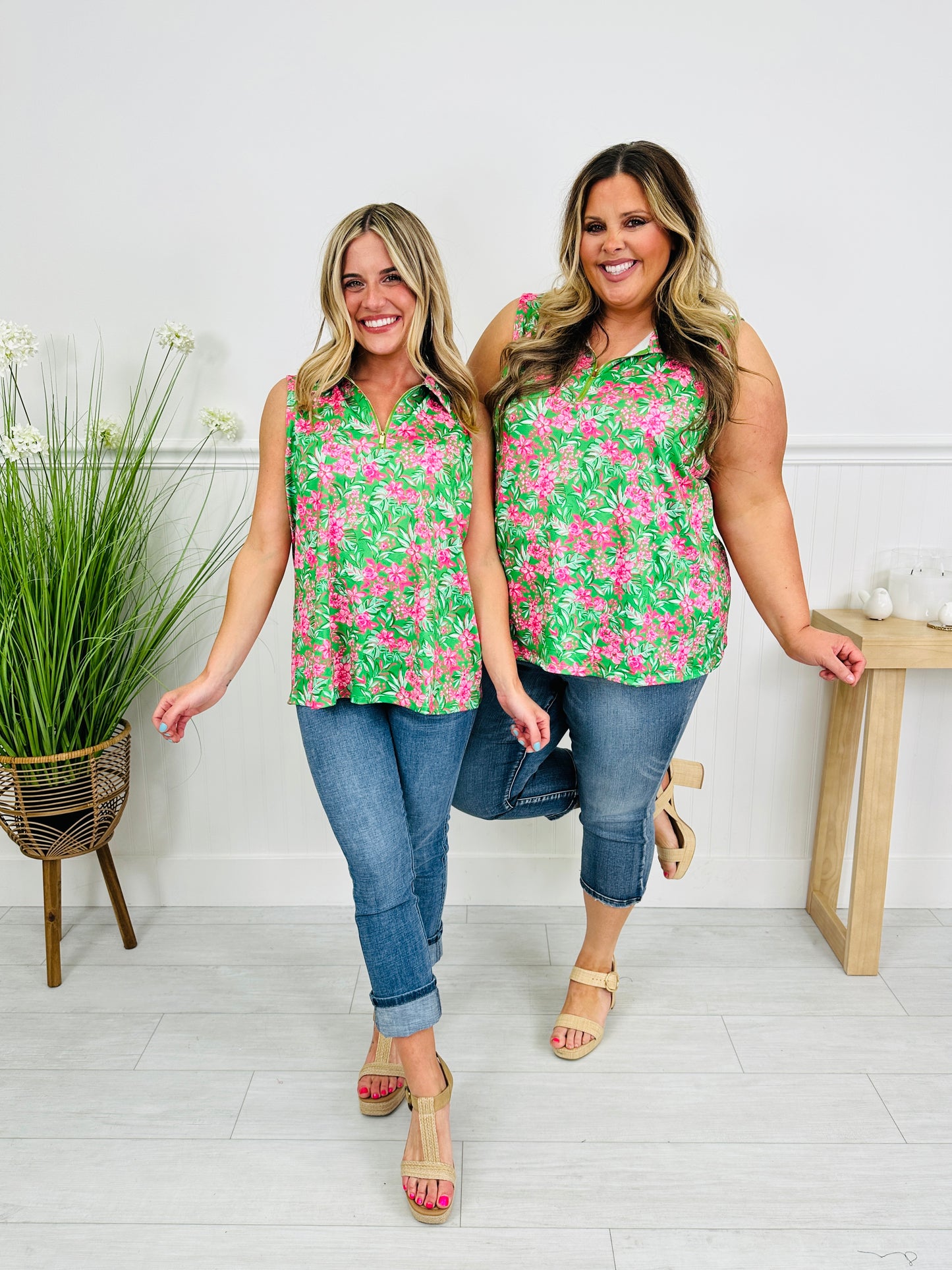 Heatwave Haven Tank Top in Savannah Print