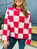 REG/CURVY Come Check This MOCO Exclusive Design Checkered Sweater- Multiple Colors!