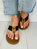 Seaside Keepsake Flip Flops In Black