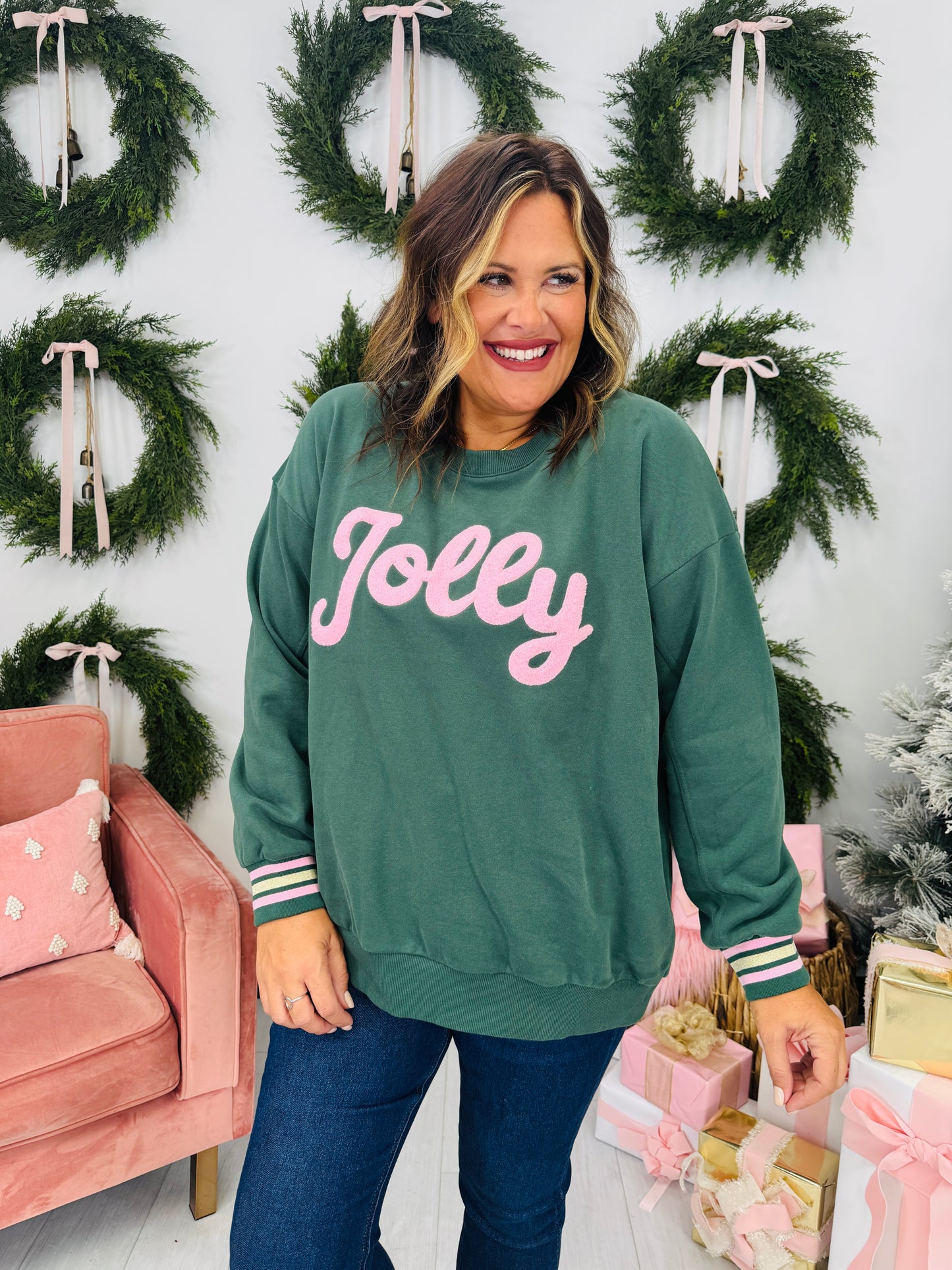 Jolly State Of Mind Crewneck