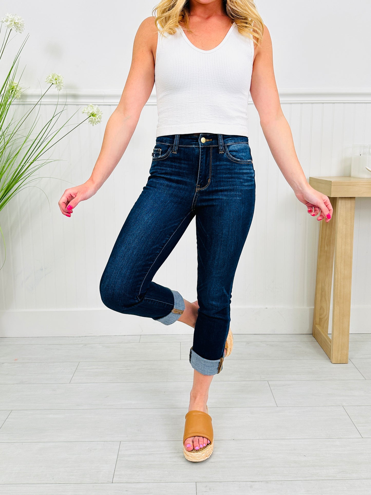 Judy Blue Double Take High Rise Capris