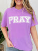 Pray Graphic Tee in Multiple Colors