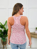 Simply Soft Floral Tank In Raspberry Pink