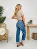 Spring Ready Tummy Control Slim Barrel Jeans