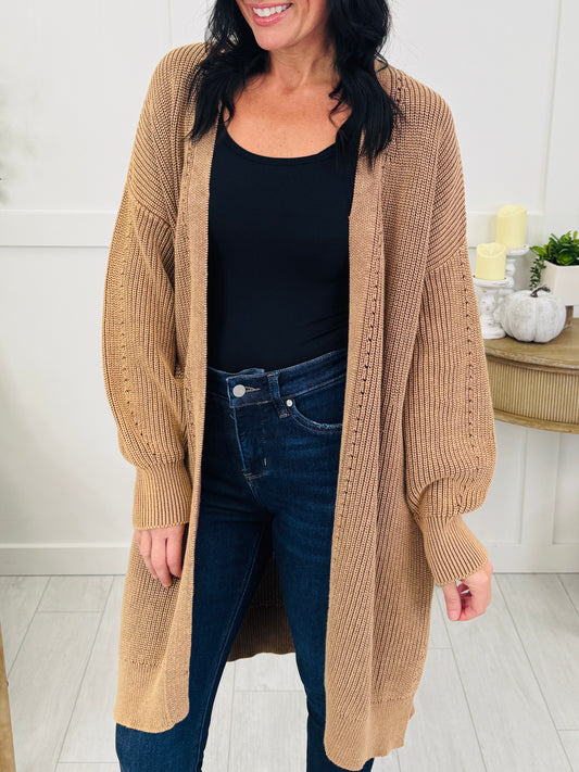 Chestnut Charm Cardigan