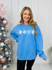 Snowflakes Graphic Crewneck Sweatshirt