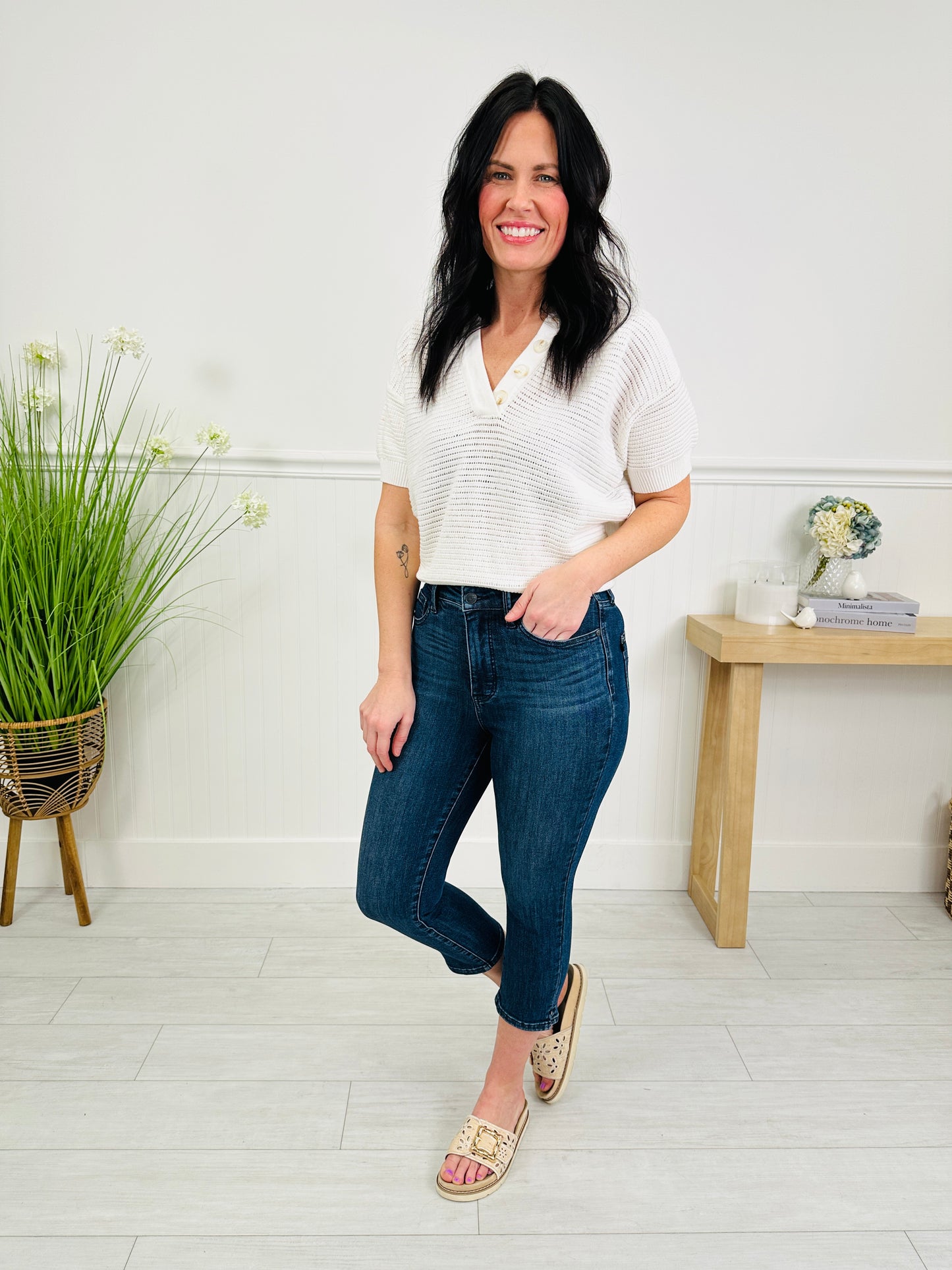 Judy Blue The Trifecta Capri Jeans