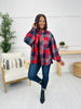 Meet Me At The Bonfire Flannel in Red/Navy