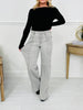Judy Blue Gorgeous In Grey Retro Wide Leg Jeans
