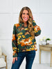 Woodland Bouquet Top In Green Multi