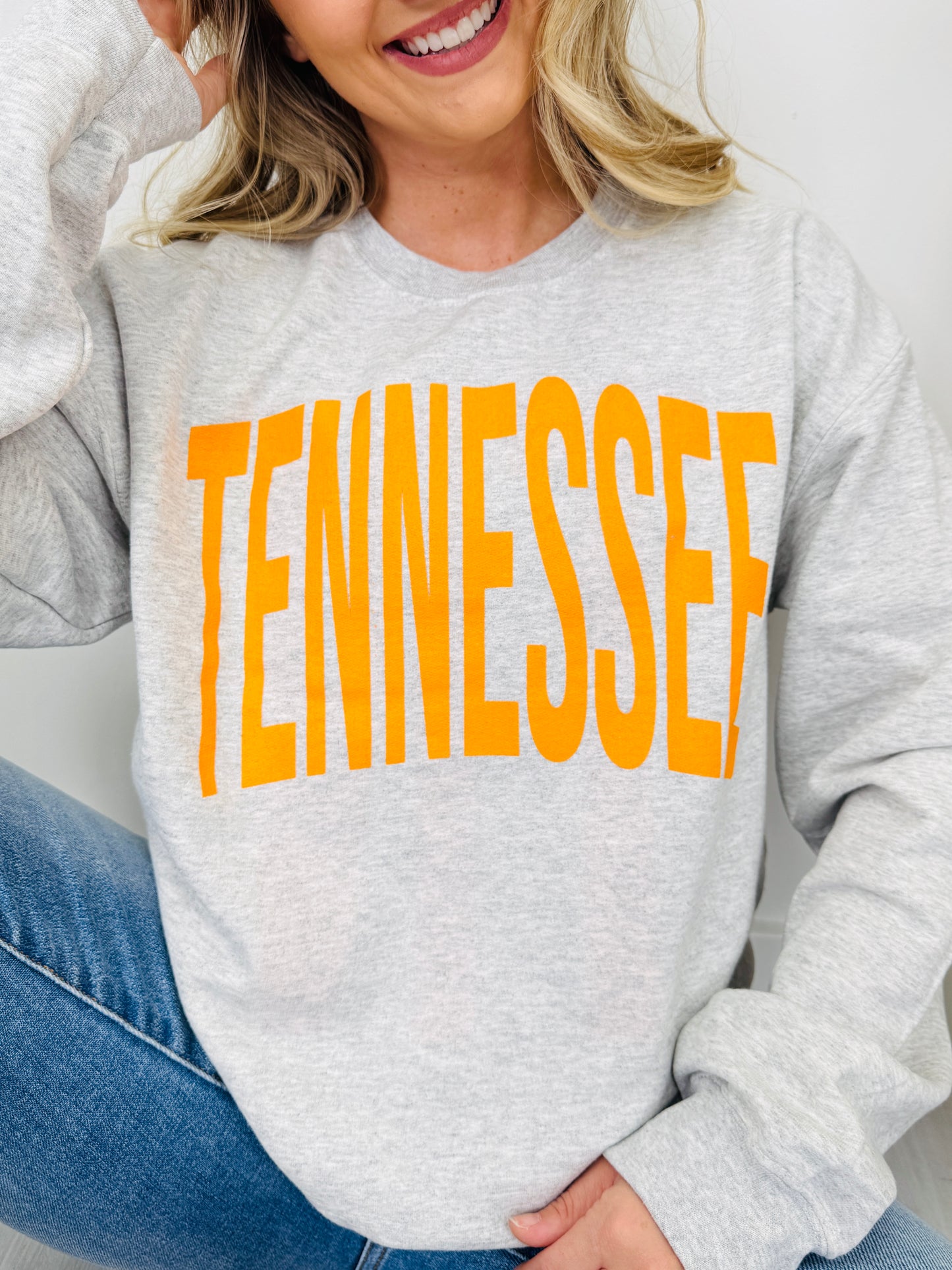 Tennessee Reversible TN Graphic Crewneck Sweatshirt
