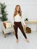 Sculpted Comfort Leggings in Brown