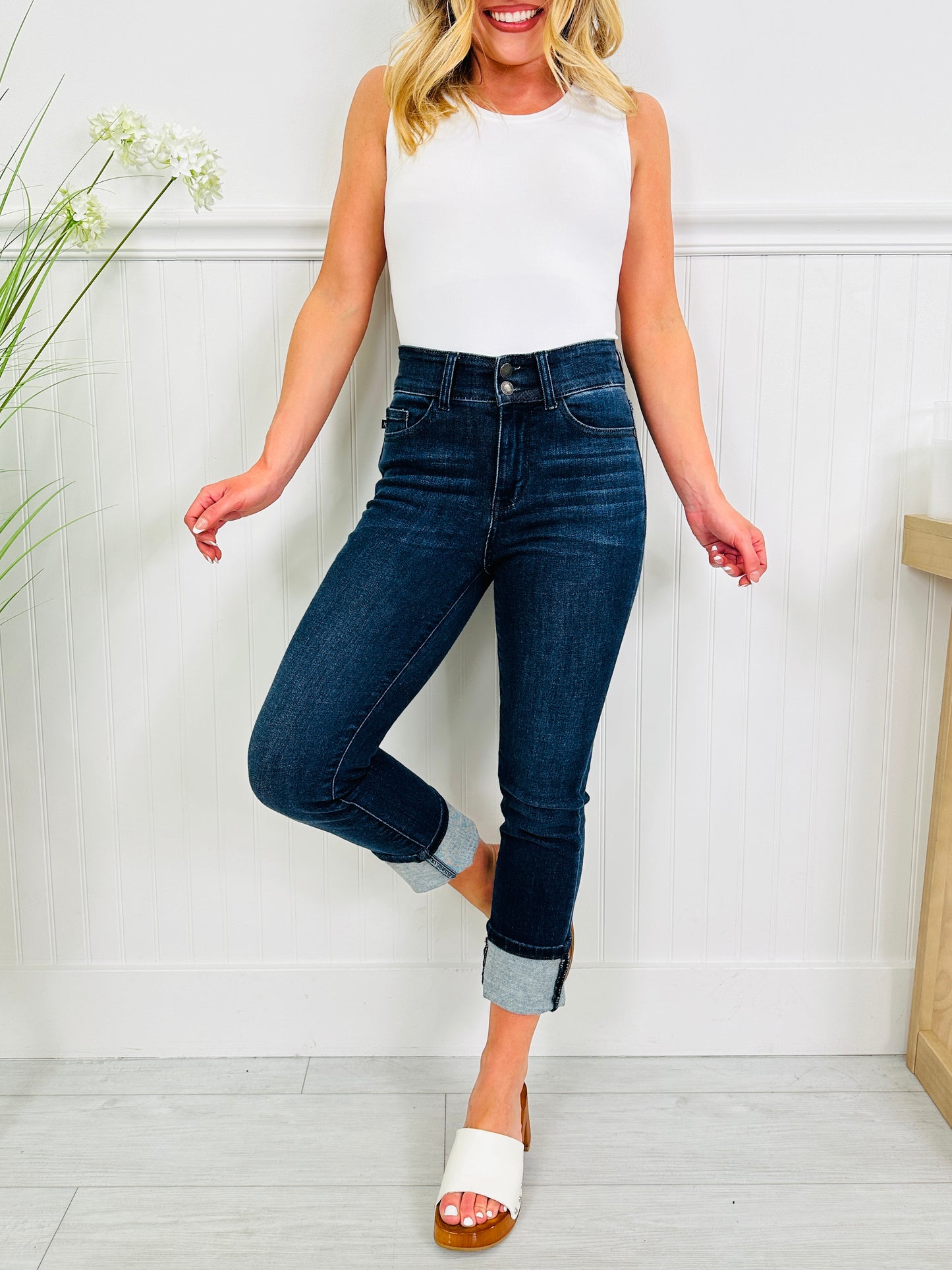 Judy Blue Double Take Capris