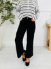 Black To Basics Tummy Control Cropped Wide Jeans In Multiple Inseams