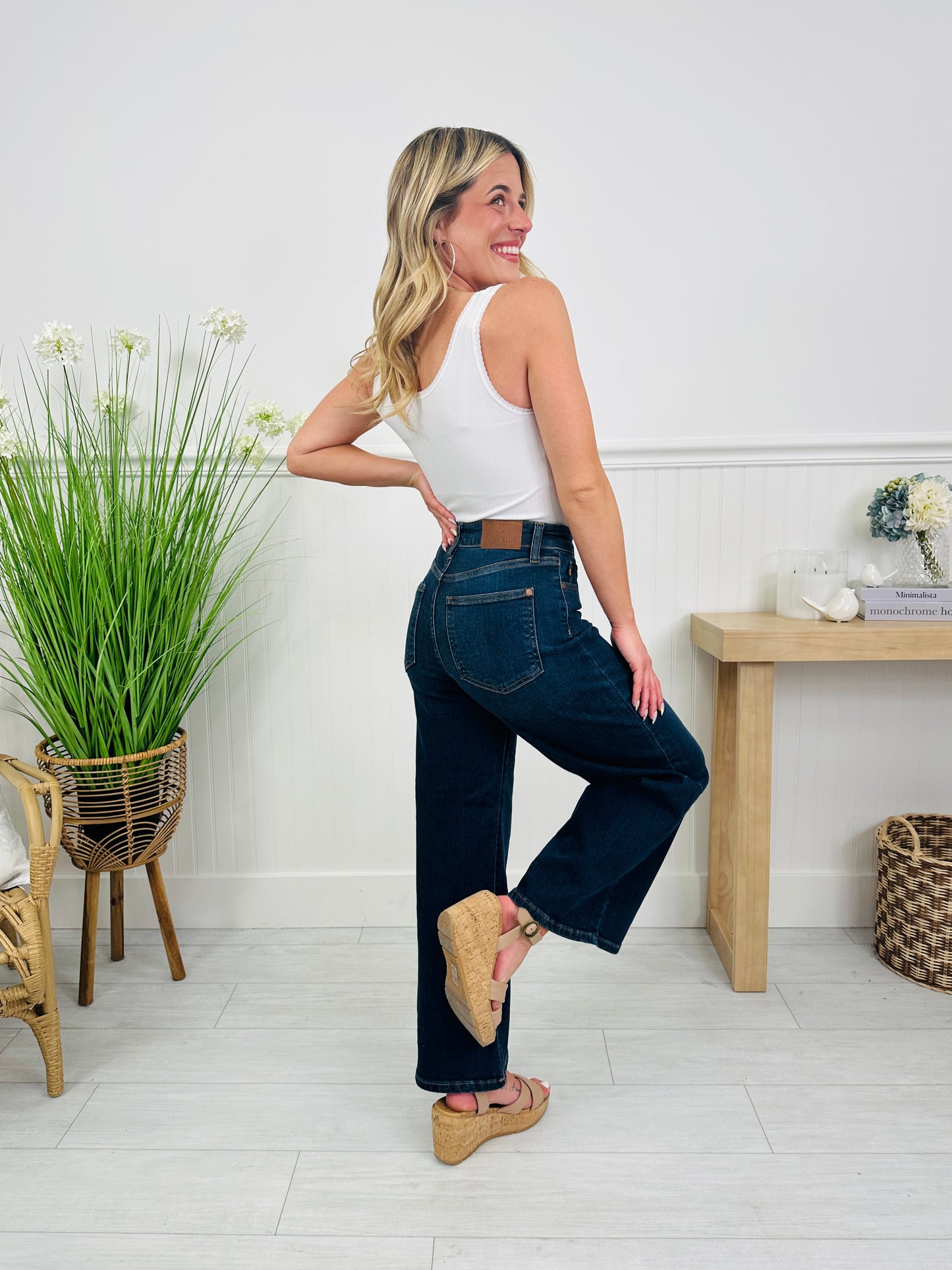 Judy Blue Ankles Out Ankle Jeans