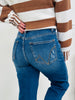All Eyes On You Wide Leg Tummy Control Jeans