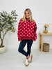 Dot Your Day Pullover In Wine