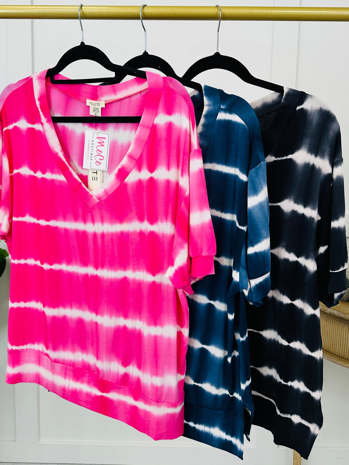The Sunset Stripe Tee In Multiple Colors