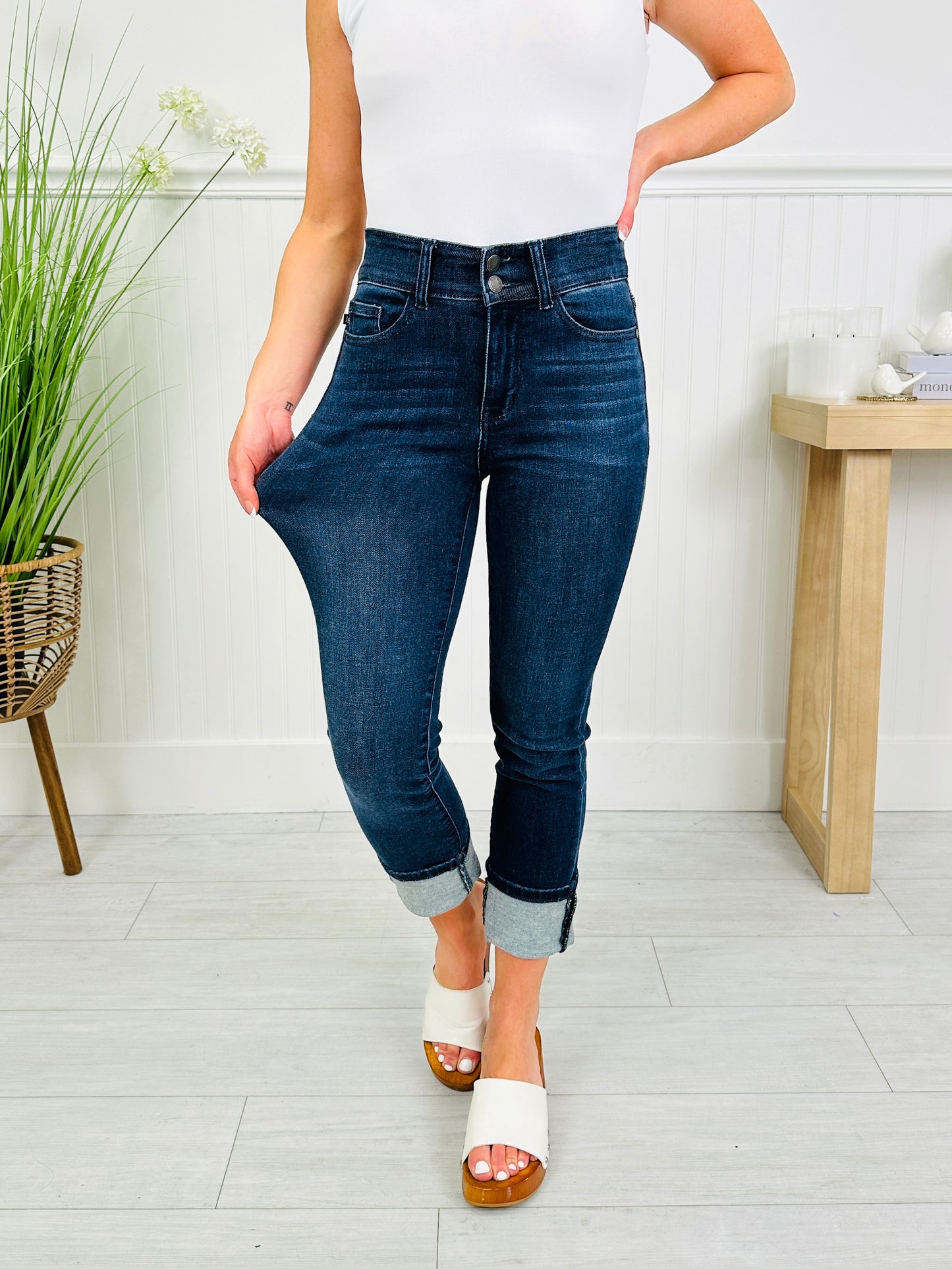 Judy Blue Double Take Capris