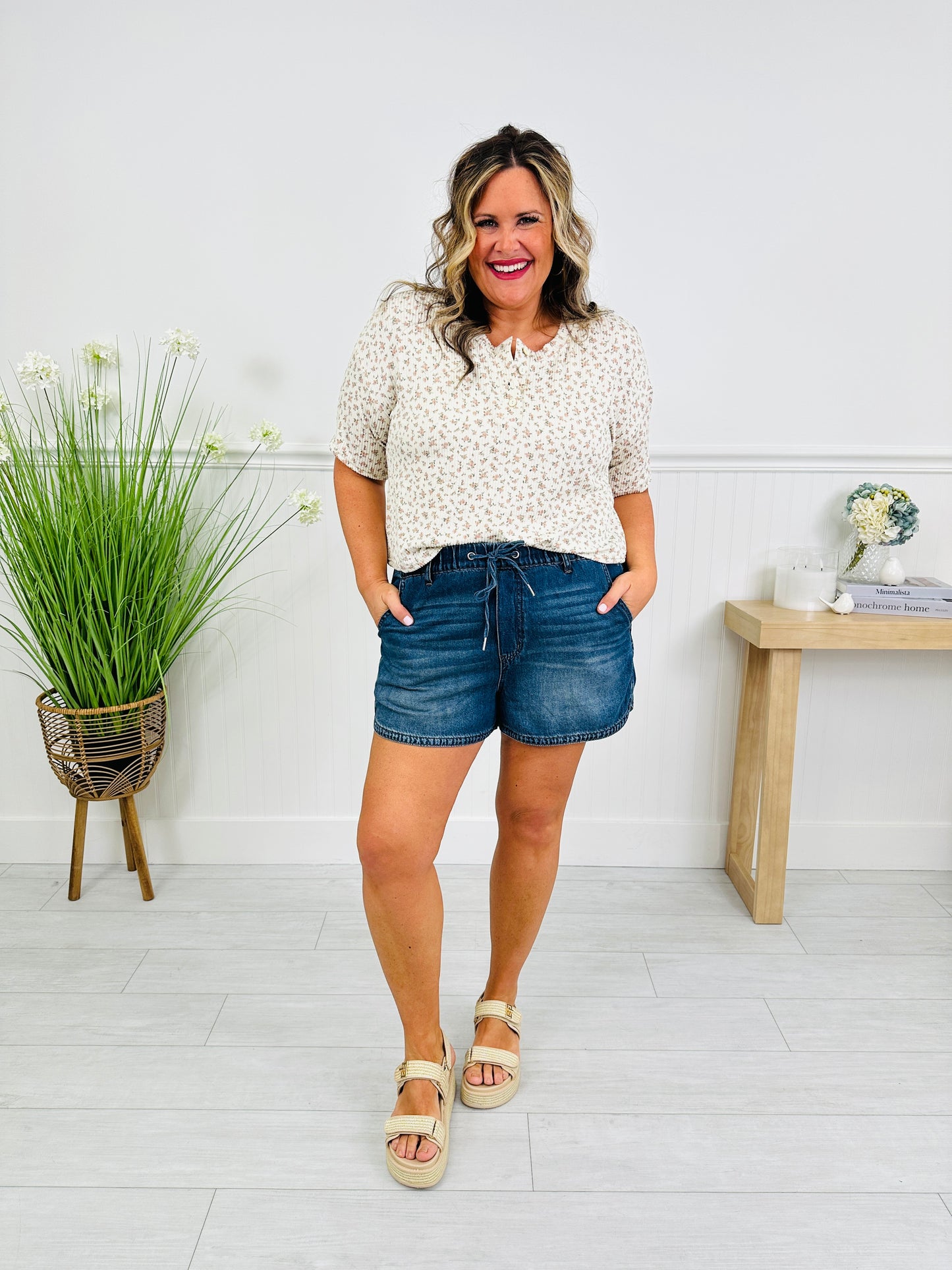 Judy Blue Made To Live In Featherweight Boxer Shorts