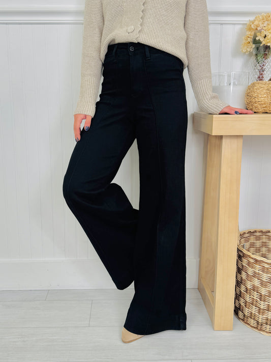Judy Blue Black List Palazzo Jeans