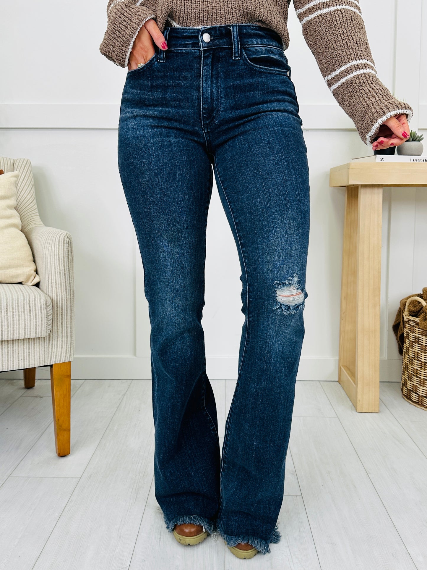 Judy Blue Flare You Go Again Flare Jeans