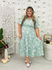 Sunday in Petals Dress In Sage
