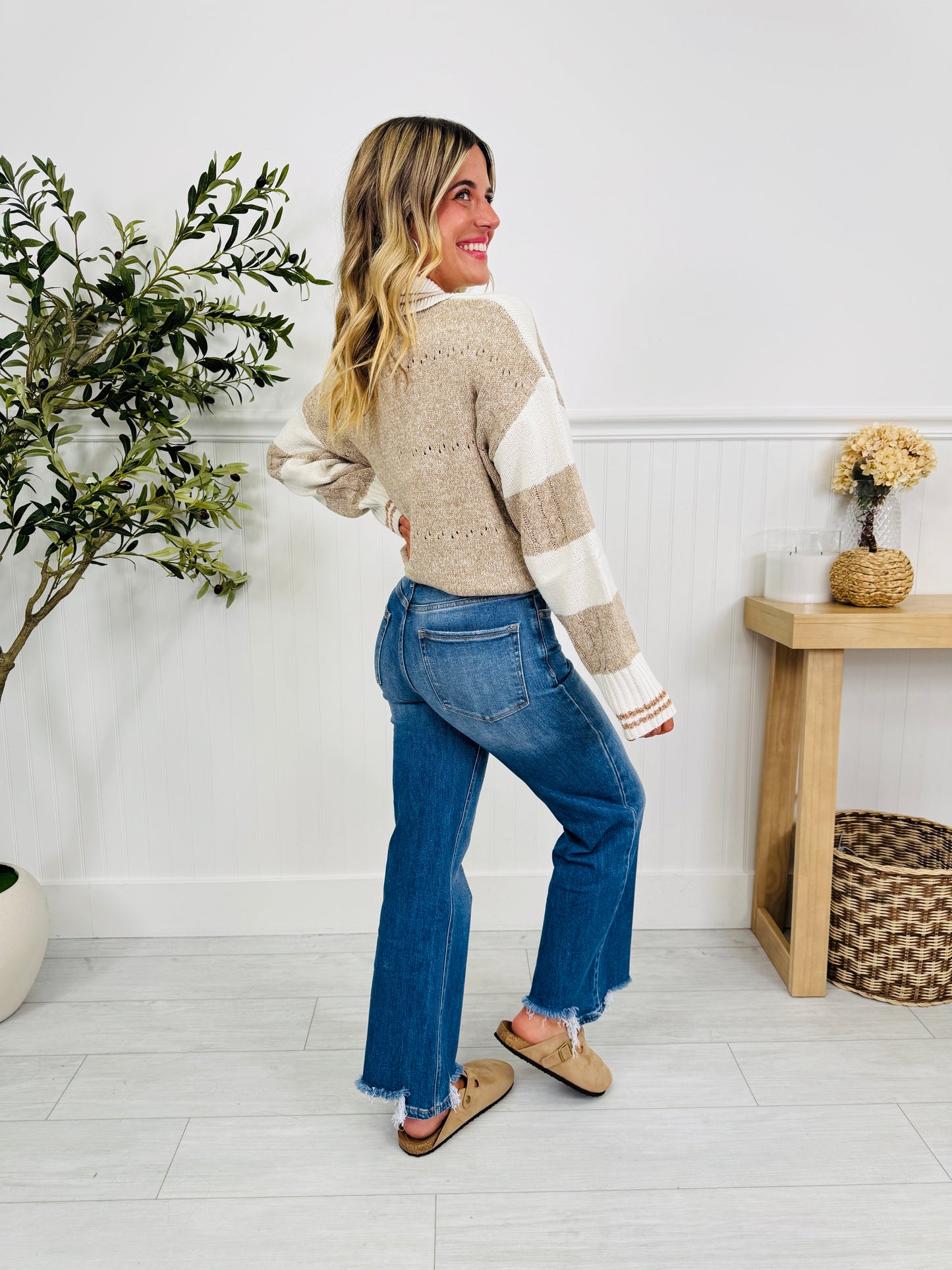 Fashionably Late Straight Tummy Control Jeans