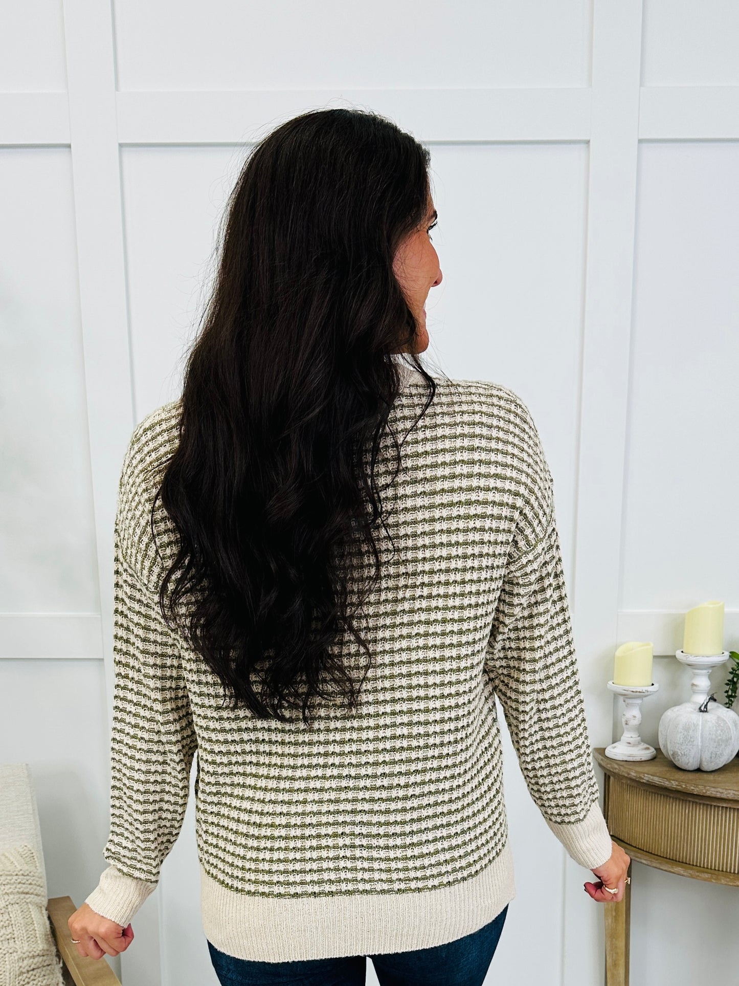 Cloudy Morning Sweater In Olive