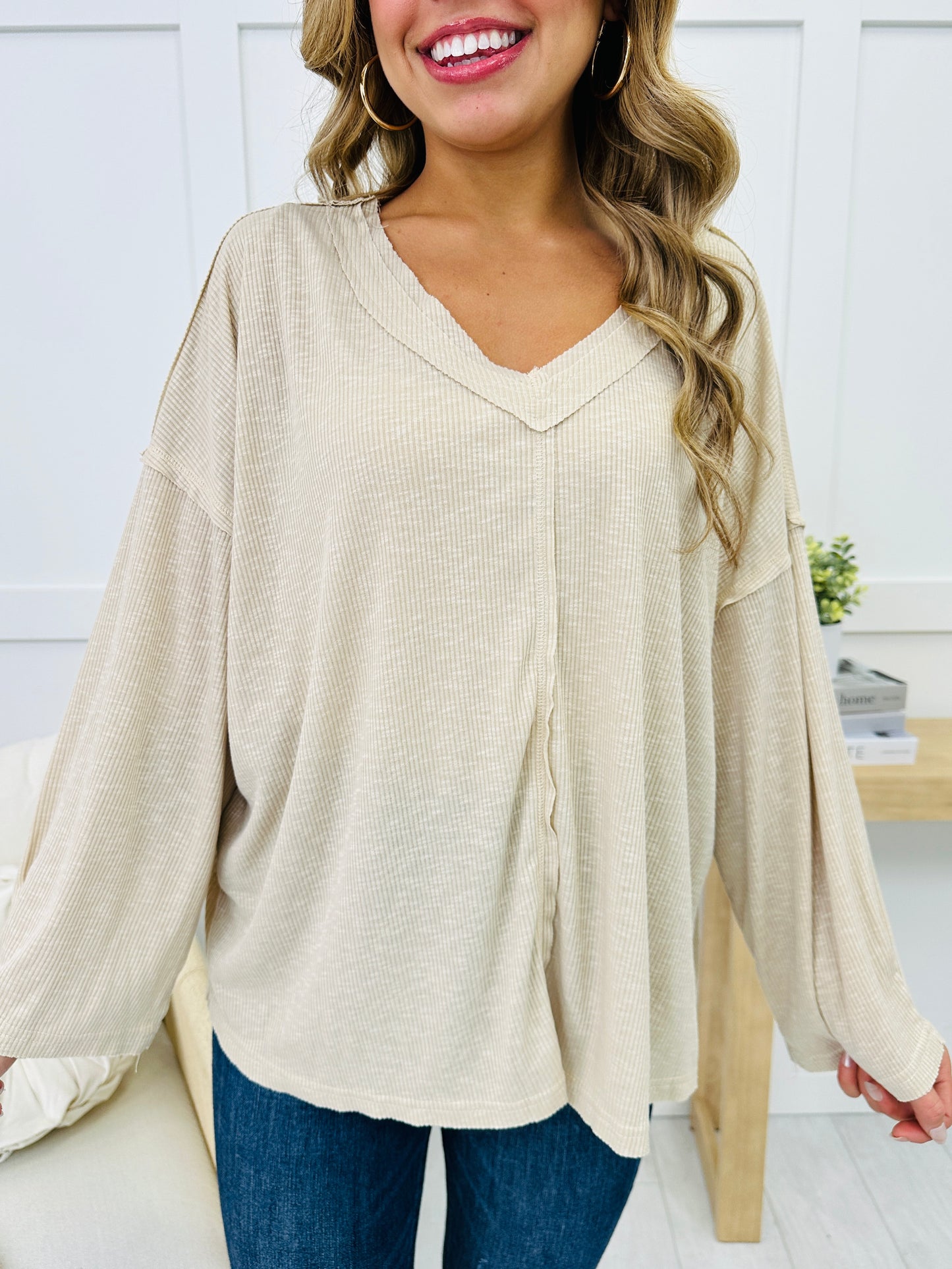 Ease Into Autumn Long Sleeve Top- Multiple Colors!