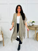 Calm Waters Kimono in Dark Mocha
