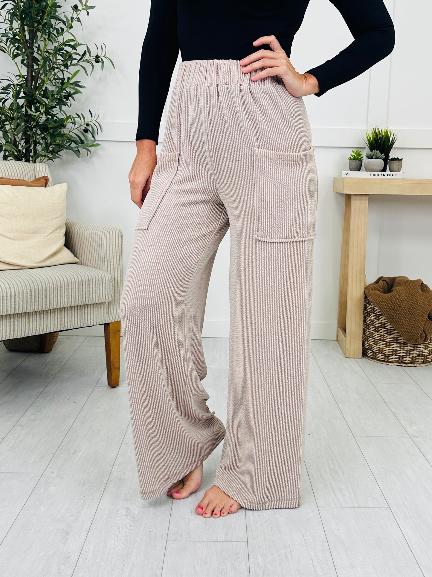 Textured Tranquility Bottoms- Multiple Colors!