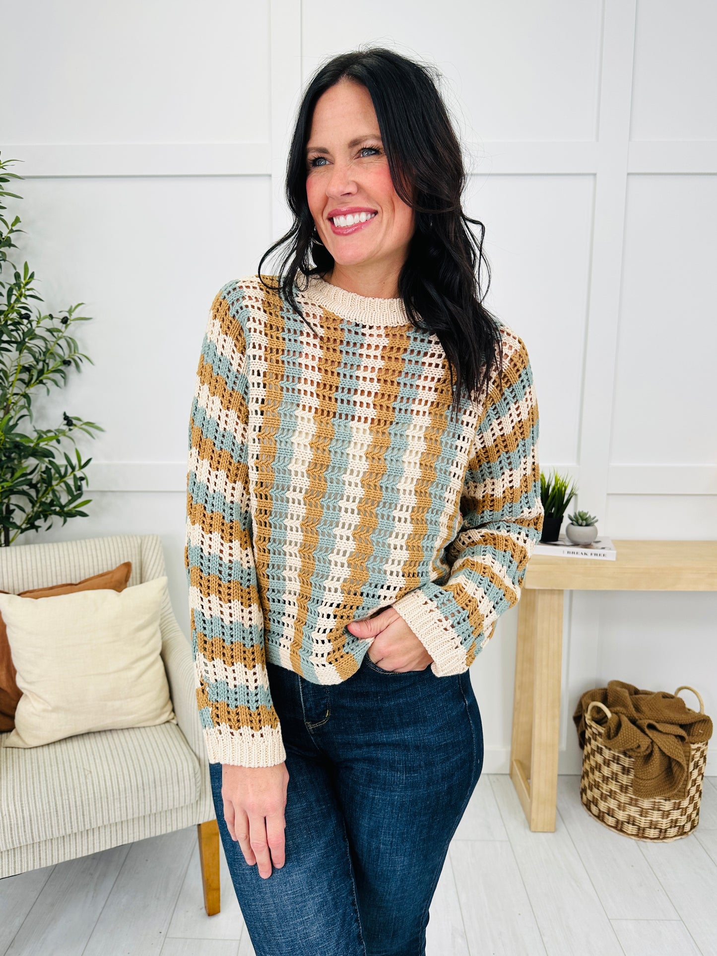 Seamless Horizons Sweater