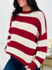 Cabin Daydream Sweater In Cabernet