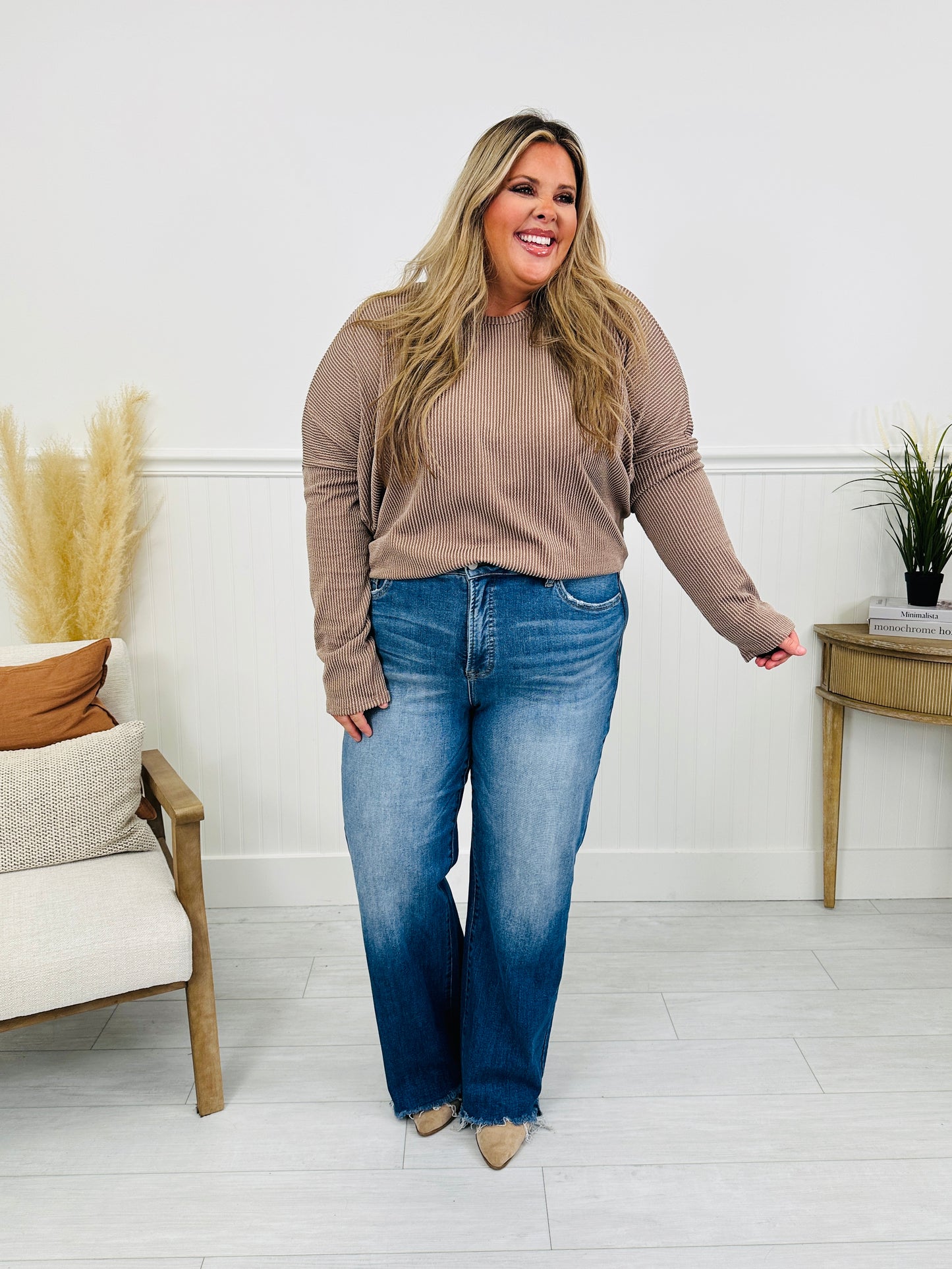 Fray All Day Tummy Control Straight Jeans