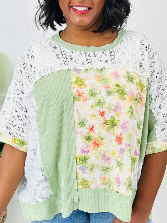 Love the Attention Top In Sage