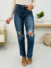 Judy Blue Straight Into Spring Straight Leg Jeans