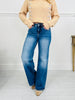 Just Four You Tummy Control Wide Leg Jeans in Four Inseams