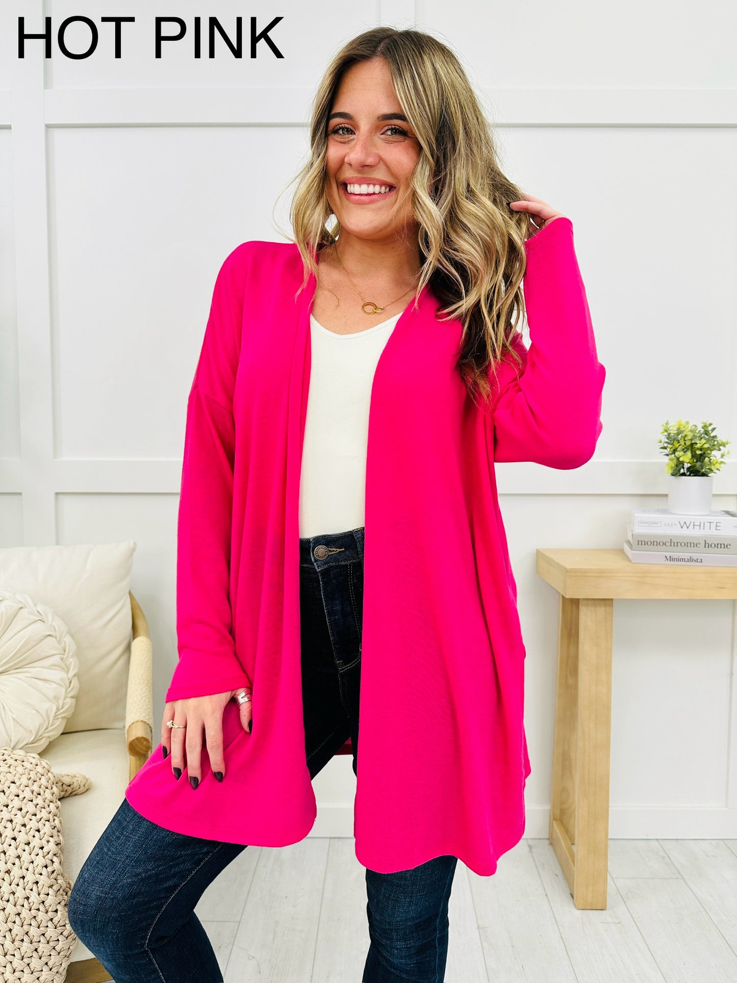 REG/CURVY The Comfiest Cardigan--Multiple Colors