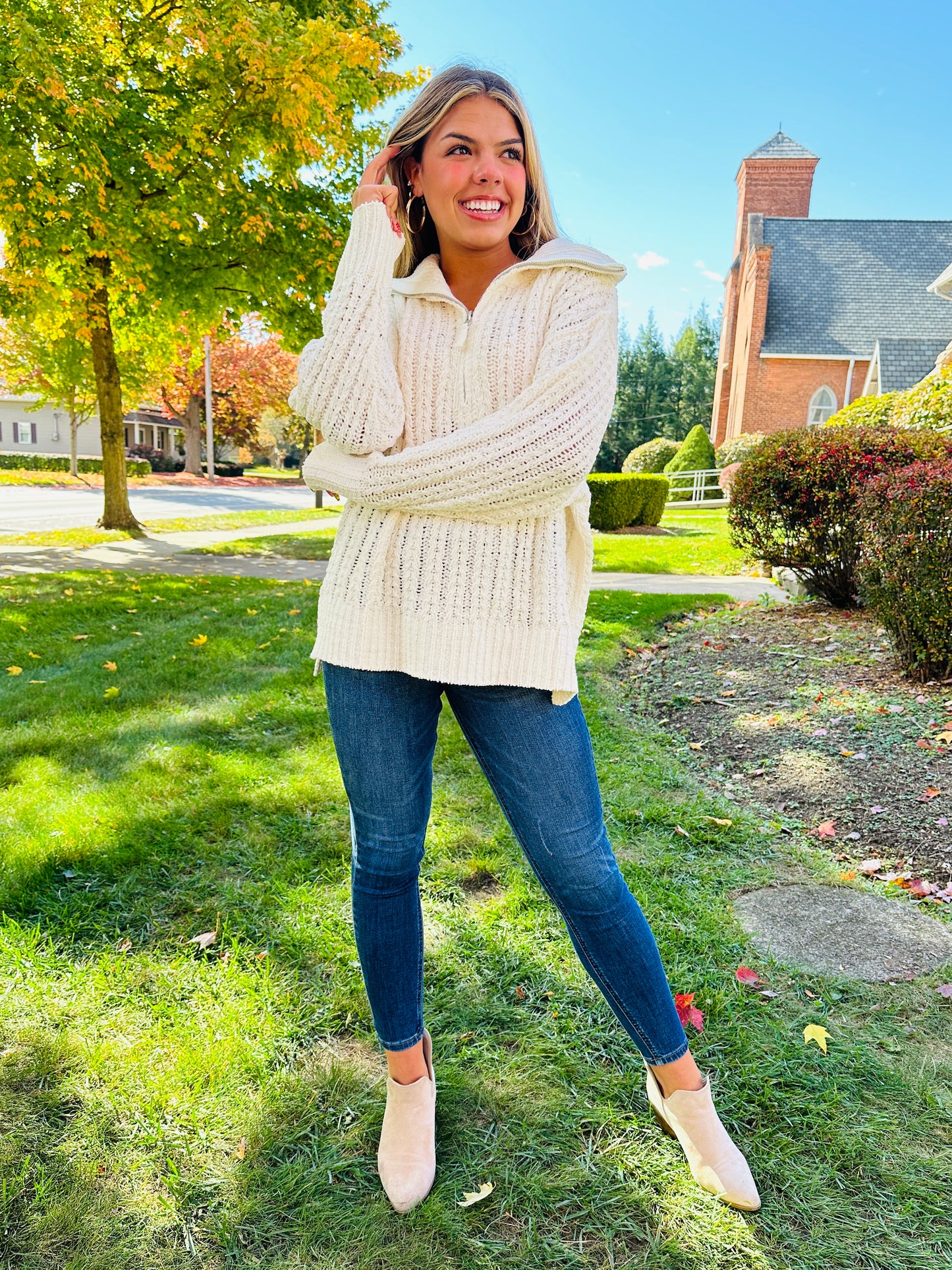 REG/CURVY Cozy Crush Chenille Zip Up Sweater- Multiple Colors!